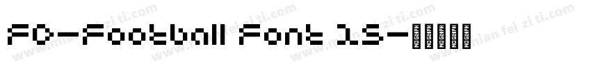 FD-Football Font 15字体转换